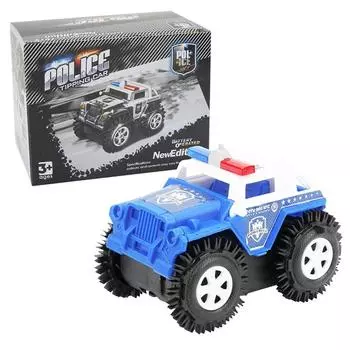 Детский самосвал Моделирование 4-х колесный электрический игрушечный автомобиль-трюк E синий