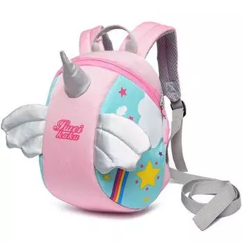 Детский школьный милый маленький медведь, двухплечевые рюкзаки для мальчиков и девочек детского сада, детский рюкзак с защитой от потери, милый школьный пенал для девочек жёлтый