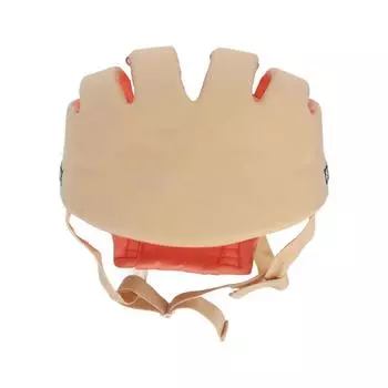 Детский шлем, мягкий, дышащий, регулируемый, защитный шлем для младенцев, для детей от 8 до 36 месяцев, сидящих бежевый