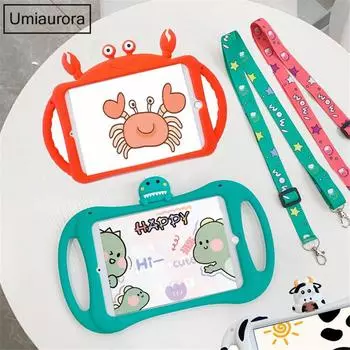 Детский силиконовый чехол для Ipad 6th 9,7 Air2 Pro 10,5 11 Mini 1 2 3 4 5, противоударный чехол для планшета, продаваемый вручную, для Ipad 7th 10,2 IPad 10th Gen 10.9