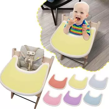 Детский силиконовый коврик для обеденного стола, обеденный стул, обеденный коврик, противоскользящий коврик One Size бежевый