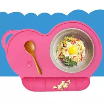 Детский силиконовый коврик не содержит бисфенол А, пищевой термостойкий коврик для стола и обеденного стола для детей