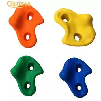 Детский скалолазание, набор подхватов для рук, крытая и открытая игровая площадка синий