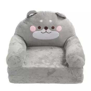 Детский складной диван с рисунком животных, мягкий складной детский диван, портативный складной диван для малышей для чтения