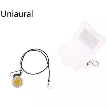 Детский слуховой аппарат зажим держатель веревка защита от падения потеря футляр для хранения коробка Sun Uniaural