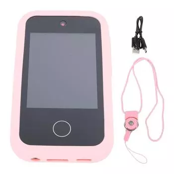 Детский смартфон с сенсорным экраном HD, двойной камерой, 8 игр, падение, безопасность, детский мобильный телефон, милые животные