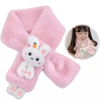 Детский снуд для холода и поездок в школу на день рождения, холодный розовый [Doyime] Глушитель, Детский утеплитель, Глушитель, Дети, Девочки, Малыши, Пушистый,