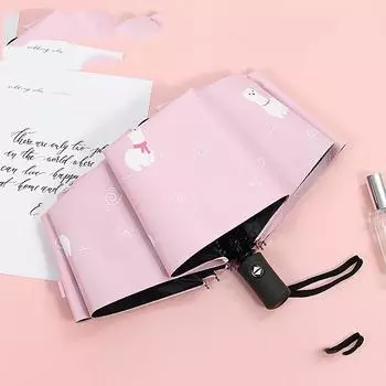 Детский солнцезащитный крем, обратный дождь или блеск, зонт двойного назначения, виниловый автоматический креативный солнцезащитный зонт с героями мультфильмов, зонт от солнца темно-зеленого