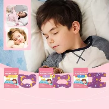 Детский сон пластырь, детский сон ночью, предотвращение храпа с открытым ртом, снотворный пластырь One Size