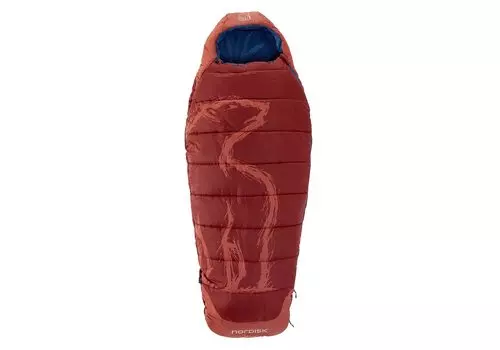 Детский спальный мешок NORDISK Outdoor Camping PUK JUNIOR Sun Dried Tomato, японский 110350 [Оригинальный продукт]