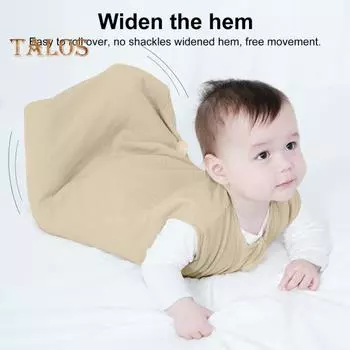 Детский спальный мешок, ультрамягкий жилет, одеяло, сохраняющее тепло, унисекс, застежка-молния, спальный мешок для новорожденных, реквизит для фотосъемки, одежда для сна S синий