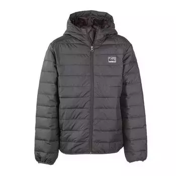 Детский стеганый пуховик с длинными рукавами и капюшоном QUIKSILVER 10 ans чёрный