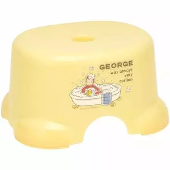 Детский стульчик для ванны Skater, стульчик для ванны Curious George, ширина 25 x глубина 20 x высота 13,5 см BS24N-A
