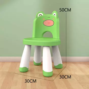 Детский стул, милый, прочный, противоскользящий, легкий, для классных комнат, детского сада чёрный