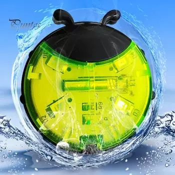 Детский светильник со спицами для беговела, водонепроницаемая лампа в форме божьей коровки, декоративная лампа для колеса горного велосипеда, светодиодная сигнальная лампа для ночной езды, аксессуары для велосипеда красный