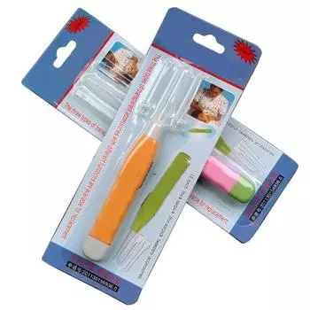 Детский светодиодный фонарик для чистки ушей, устройство для удаления ушной серы с 3 ложками для ушей для младенцев