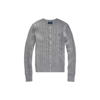 Детский свитер с длинным рукавом Polo Ralph Lauren с вышивкой пони Детский свитер Серый 313543047-055 S