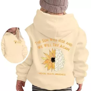 Детский свитер с капюшоном с длинным рукавом, повседневный, удобный, свободный, легкий свитер 110