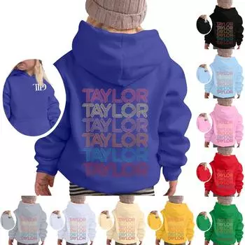 Детский свитер с капюшоном с длинным рукавом, повседневный, удобный, свободный, легкий свитер 150