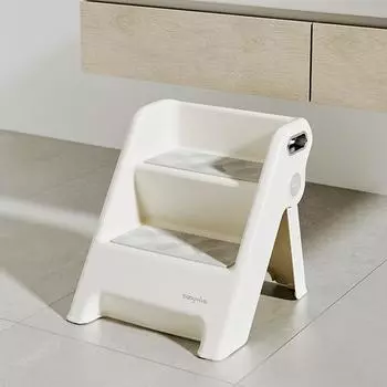 Детский табурет-стремянка с противоскользящим покрытием, увеличивающий высоту, умывальник для мытья рук, складной детский табурет-стремянка для обучения пользованию горшком зелёный