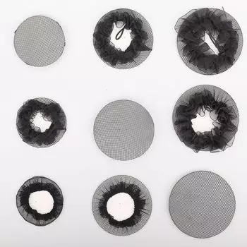 Детский танцевальный диск для волос танцевальный сетчатый карманный балетный головной убор, кружевная эластичная сетчатая крышка аксессуары для волос