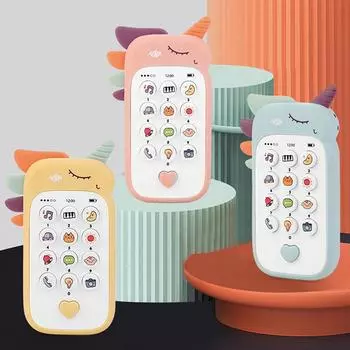 Детский телефон, игрушечный телефон, музыкальная звуковая машина для детей раннего возраста
