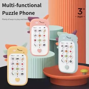Детский телефон музыкальная игрушка звуковая машина детский младенец раннее образовательный мобильный телефон подарок