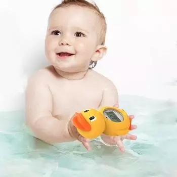 Детский термометр для ванны в форме мультяшной утки/краба/кита/осьминога, инструмент для измерения температуры воды, точное измерение, водонепроницаемый термометр, игрушка для душа Octopus