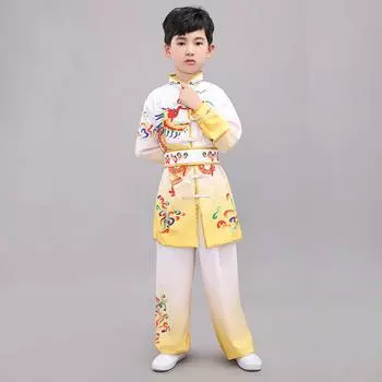 Детский тренировочный костюм Four Seasons для детей среднего и большого возраста, комплект из двух предметов: топ средней длины с длинными рукавами и штаны 180