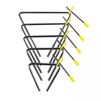 Детский треугольный стальной ударный музыкальный инструмент, детская образовательная игрушка 4 #