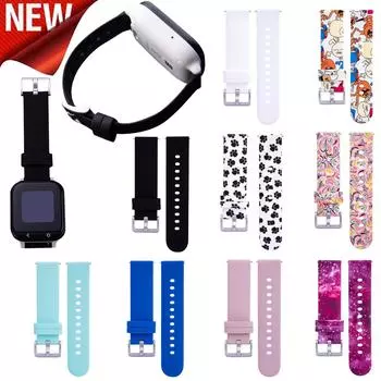 Детский универсальный камуфляжный силиконовый ремешок 20 мм для Galaxy