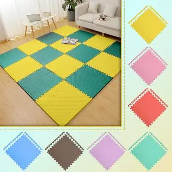 Детский утолщенный коврик из пенопласта, детский коврик для ползания, большой коврик-головоломка для гостиной, спальни One Size