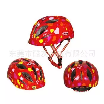 Детский велосипедный велосипедный шлем для детей, катание на роликах, катание на роликах, защитные шлемы для спорта на открытом воздухе S size 50-53cm red