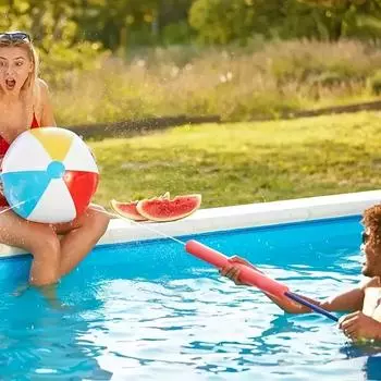 Детский водный пистолет, летний бассейн, пляжная игрушка, водный шутер, пенный пузырьковый бластер, веселое водное игровое оборудование 1pcs разноцветный