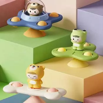 Детский волчок Щенок Медведь Эмоциональный Комфорт Сенсорная Игрушка Милый Мультяшный Погремушка Младенец Музыкальный Инструмент Игрушки Детский Подарок Little Dog