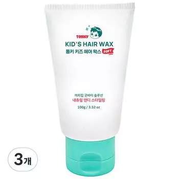 Детский воск для волос Pink Princess Tongki Soft Type, 100г, 3 штуки, лучшие мужские средства для волос из Кореи