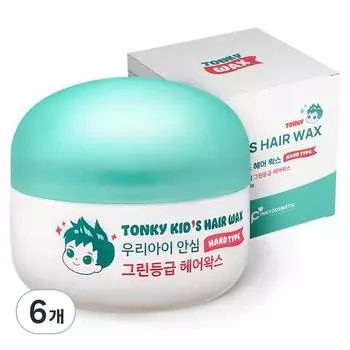Детский воск твердого типа Pink Princess Tongki для волос, 50г, 6 штук, лучшие мужские средства для волос из Кореи