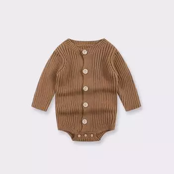 Детский вязаный ромпер-свитер - Осень/Весна 66cm (6-12 lbs)