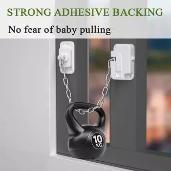 Детский замок, ограничитель окна, многофункциональный замок безопасности, замок для окон с защитой от падения, раздвижная дверь, защелка для окон 1 pair белый