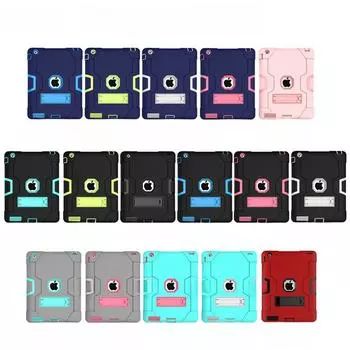 Детский защитный чехол с подставкой для iPad 5/6, полностью покрытый, устойчивый к падениям, силиконовый чехол для iPad 9.7 iPad mini1/2/3