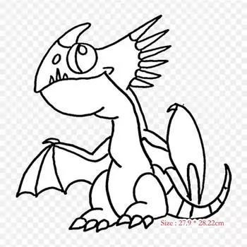 Детский змеевик Рисунок Как приручить дракона Утюг на теплопередаче Печать Виниловые нашивки Наклейка для одежды DIY Аппликации Моющиеся нашивки