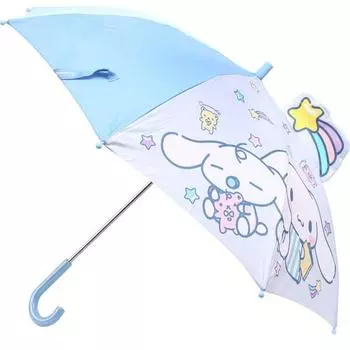Детский зонтик с голограммой Sanrio, длина 53 см, голограмма с прозрачным окном, зонтик для девочек с характером