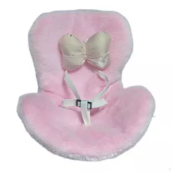 Детское автомобильное сиденье для кукол, стильный декоративный ремень безопасности для ролевых игр, мягкий для кукол синий