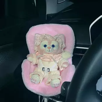 Детское автомобильное сиденье для кукол, декор, стильный, ролевые игры, легко чистится, безопасное транспортное средство синий