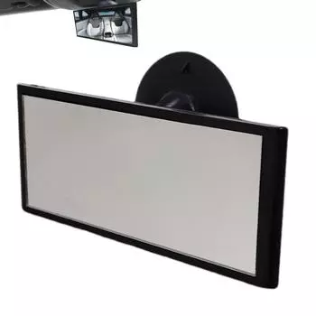 Детское автомобильное зеркало для сиденья, безопасное автомобильное зеркало, простая установка, ударопрочное, вращающееся на 360 градусов, широкоугольное автомобильное зеркало для детей, подходит большинству чёрный