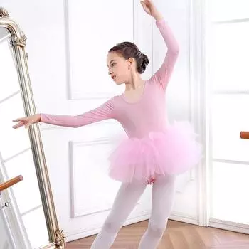 Детское балетное платье-пачка в европейском и американском стиле - Детский танцевальный костюм для выступлений M-110CM