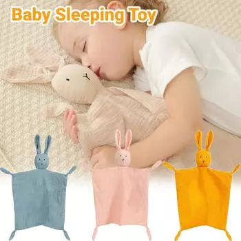 Детское хлопковое одеяло, мягкие куклы для сна для новорожденных, детская модная игрушка для сна, успокаивающее полотенце