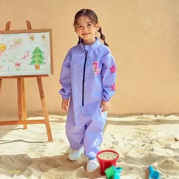 Детское художественное платье Tablier для малышей на открытом воздухе, платье для всего тела, водонепроницаемая одежда, детская одежда для приливов, корейские игрушки