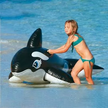 Детское кольцо для плавания, надувное крепление для кита, утолщенный плавающий ряд в виде акулы, безопасный поплавок, тренажер для плавания, аксессуары для бассейна, детская игрушка