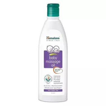 Детское массажное масло Himalaya - 100 мл | Алоэ Вера, Оливковое масло, Ветивер, Мальва, Зимняя вишня